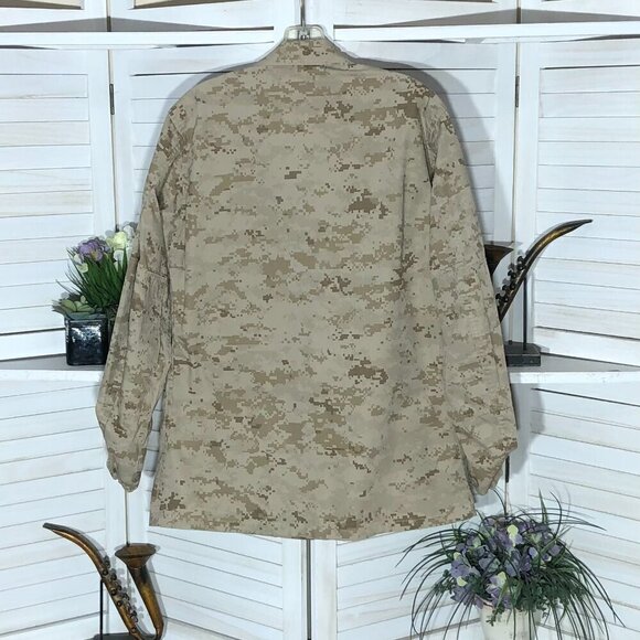 USMC Desert Marine Corp Camouflage Cotton FROG Combat Jacket - Small Regular - Picture 2 of 9